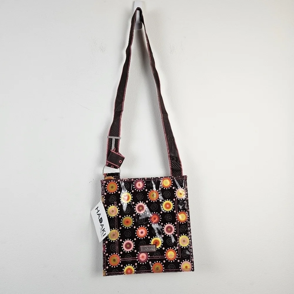 Hadaki Crossbody Vinyl bag NWT